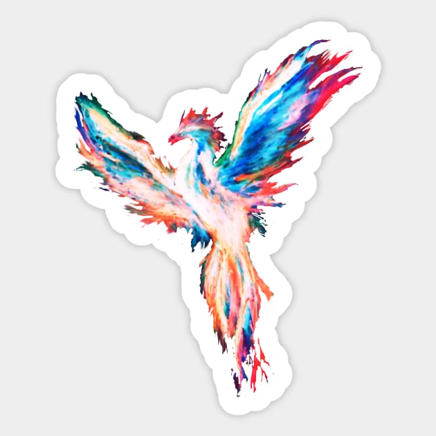 Pheonix Sticker by xaxuokxenx